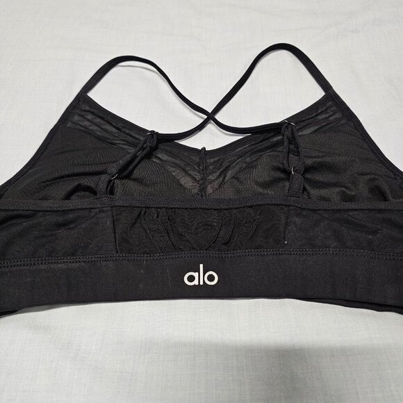 Alo Yoga Sport Bra Women Size S Black - Picture 11 of 15